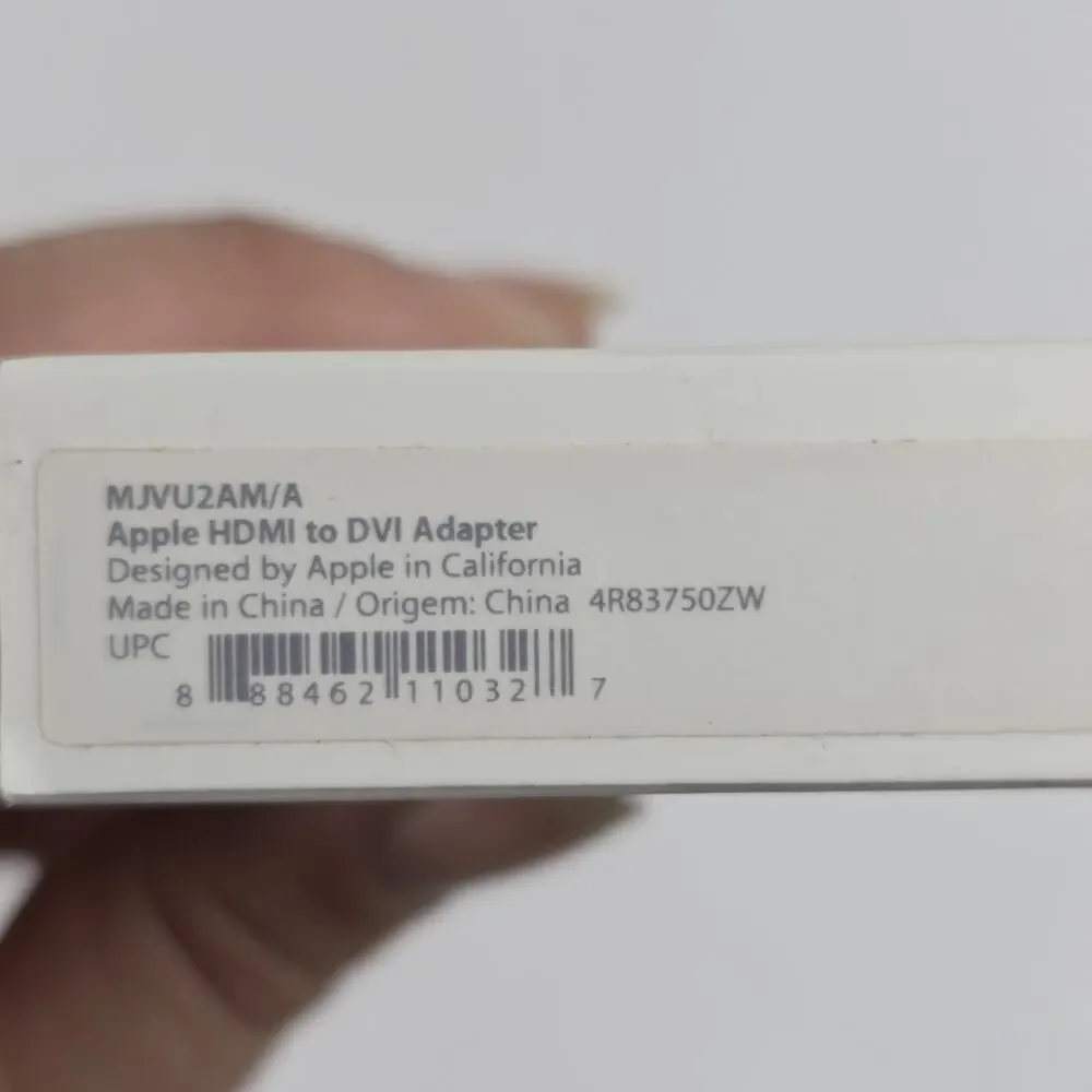 Apple HDMI to DVI Adapter Genuine OEM Video Display Converter